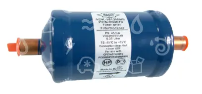 filtrdehydrátor pájecí ALCO ADK-1612MMS, 12 mm ODF, 003619